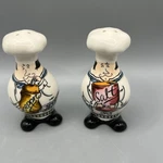 Chef Salt And Pepper Shakers Mud Pie Tracy Flickinger. Fixed Price $11.00.