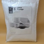 Salt Quilted China Storage Set: Only Has Three Pcs Platter, Cups, Dessert Plates. Fixed Price $19.88.