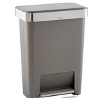 Sales Simplehuman 12 GAL./45 Ltr. Rectangular Step Trash Can - No Bags. Fixed Price $50.99.
