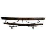 Bad Moon Studio Wine Barrel Stave Wall Rack Rustic & Glass Holder, 35. Fixed Price $54.99.