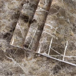 Bayya Brown Marble Granite Peel And Stick Kitchen Backsplash Wallpaper .... Fixed Price $55.96.