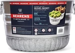 Behrens (#32S) Galvanized Steel Bushel / Utility Basket 1 (35 L). Fixed Price $46.00.