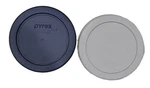 Pyrex 7202-PC Cobalt Blue/white Lid Replacement Storage Cover For 1 Cup Bowl. Fixed Price $12.99.