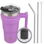Konokyo 20 Oz Tumbler With Handle Straw Lid, Ounces, Lavender. Fixed Price $25.93.