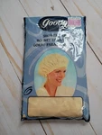 Vintage Goody Large Shower Bonnet Cap Yellow 00353 Vinyl. Fixed Price $14.95.