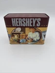 Hersheys Card Collection Tin Box W/ Recipes Chocolate Collectible. Fixed Price $18.00.