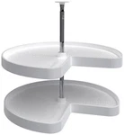 Rev-a-shelf LD-2472-28-1 Lazy Daisy Polymer Double Tier 28" White. Fixed Price $74.10.