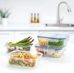 Glass Lunch Box/bento For Meal Prep Leak Proof Lids (set 4 ) Last Ones. Fixed Price $19.00.