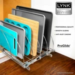 Lynk Professional Roll Out Cutting Board & Bakeware Organizer. Fixed Price $70.00.