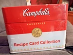 Campbell's Card Collection Tin Box 76 Recipes Dividers 24 Blanks New. Fixed Price $15.00.
