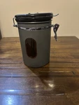 Coffee Canister Container 22 Oz Stainless Steel Storage Scoop Airtight Haioou. Fixed Price $16.50.