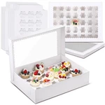 Pack 35 Count Cupcake Boxes, Mini Containers, 16.9 13 4 Inch Wh.... Fixed Price $32.99.
