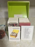 Vintage 1971 The Betty Crocker Recipe Library Green Box With Cards. Fixed Price $18.00.