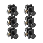 6 Pack Black Knobs For Bath & Bed, Privacy Pismo Doorknob, Heavy Duty Do.... Fixed Price $131.31.