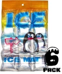 Icy Cools Cute Penguins Reusable Hinged Ice Mat - Pack Of 6. Fixed Price $46.00.