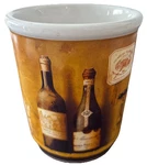 Cypress Home 7 Cooking Utensil Crock Container French Cafe Cuisine Wine Cooler. Fixed Price $7.99.