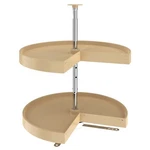 Rev-a-shelf 24'' Lazy Susan Pie-cut Polymer Two-shelf, Almond, LD-2942-24-15-1. Fixed Price $82.99.
