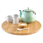 Tb Home Lazy Susan Organizer For Cabinet, Pantry Tabletop 14" Bamboo. Fixed Price $30.46.