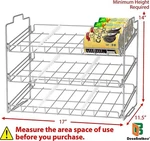 Kitchen Rack Organizer Stackable Holds Up To 36 Cans For Shelf. Fixed Price $10.00.