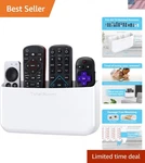 Hole-free Remote Holder Eliminates Need To Drill Holes Your Wall White .... Fixed Price $36.10.