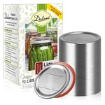 Dalzom 72PCS Canning Lids Regular Mouth, Premium Mason Jar For Ball, Kerr. Fixed Price $22.65.