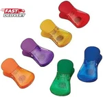 Farberware Heavy Duty 6-PIECE Wide Bag Clip Set, Assorted Color Magnetic Food. Fixed Price $13.09.