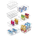 Aiyulong 8 Pack Refrigerator Organizers And Storage,clear Plastic Bins. Fixed Price $50.56.