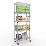 Best Garvee 5-TIER Storage Shelves Heavy Duty Metal Wire Rack Shelving, 1100 Lbs. Fixed Price $59.30.
