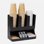6 Compartment Upright Breakroom Coffee Cup Storage Organizer Mind Reader. Fixed Price $19.95.