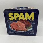 Spam Metal Tin Lunch Box 8.5 7 4 Hormel Licensed Aquarius Manufactured. Fixed Price $39.94.