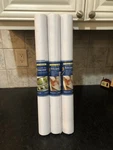 3 Packs Duck Easy Liner Faux Linen Cushioned Non-adhesive Shelf White. Fixed Price $20.00.