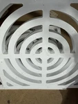 Oatey Proflo White Abs Full Top Floor Drain Sink Grate 9"X9" PF42858. Fixed Price $14.00.