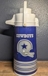 Dallas Cowboys Airpot Hot/cold Beverage Dispenser Rare Item Works! Neat!. Fixed Price $90.00.