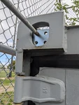 Shipping Cargo Container Corner Attachment Nut Plate, 1/2-13, Zinc Plated. Fixed Price $119.95.