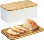 Outshine White Bread Box For Kitchen Countertop With Cutting Board .... Fixed Price $39.80.