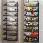 Pokipo 8-TIER Over The Door Pantry Organizer, Large Metal Spice Rack Wit.... Fixed Price $69.76.