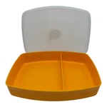 Vintage Tupperware Packette Divider Bowl Container #813-8 With Seal Lid #814-3. Fixed Price $12.00.