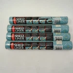 Rubbermaid Vtg 1985 Smooth 'n Easy Shelf Liner 5350 Posy Blue 10' X 12" Lot Of 4. Fixed Price $39.99.