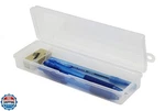 Creative Hobbies Clear Polypropylene Mini Storage Box With Hinged Lid And Sn. Fixed Price $20.00.