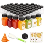 Tomnk 100PCS 4OZ Juice Bottles, Reusable Small Shot With Lids, Labels.... Fixed Price $52.99.