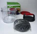 Prepworks Progressive Hamburger Patty Caddy Press And Storage Container. Fixed Price $9.00.