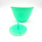 Vintage Tupperware Crisp-it #679-7 Jadeite Green Lettuce Keeper Dome Lid Crack. Fixed Price $10.00.