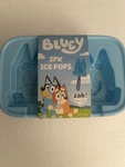 Bluey 2-PACK Reusable Ice Pop Molds/trays Bpa-free Zak! Designs Yellow &. Fixed Price $14.99.