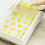 Lemon Shelf Liner For Kitchen Cabinets Nonadhesive Drawer Nonslip Refriger. Fixed Price $29.40.