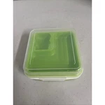 Cool Gear Collapsible Bento Box Lunch Container Green 3 Compartment Bpa Free. Fixed Price $11.99.