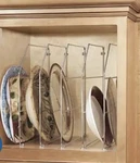 4 Pack, Rev-a-shelf 18" Tray Dividers W/mounting Clips, Chrome, 597 New. Fixed Price $40.00.