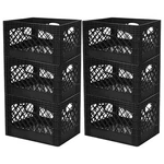 Juggernaut Storage Crate For Office & Classroom Organization, 6-PACK. Fixed Price $106.38.