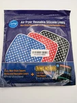 QTY=3: Lotteli Kitchen Reusable Silicone Air Fryer Liners. Fixed Price $13.60.