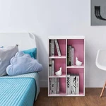 Kids White And Pink Bookshelf Childrens Furniture Bookcase Girls Toddler. Fixed Price $66.97.