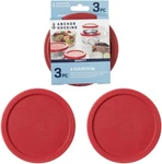 Anchor Hocking Classic Round Food Storage Snugfit 2 Cup Lid (set Of 3), Red. Fixed Price $17.46.